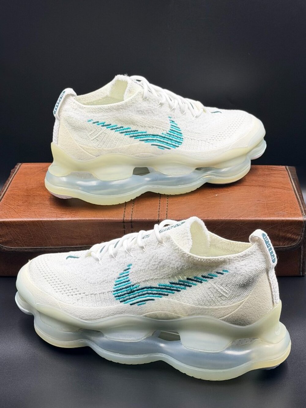 Nike Air Max Scorpion Flyknit 'White Clear Emerald'